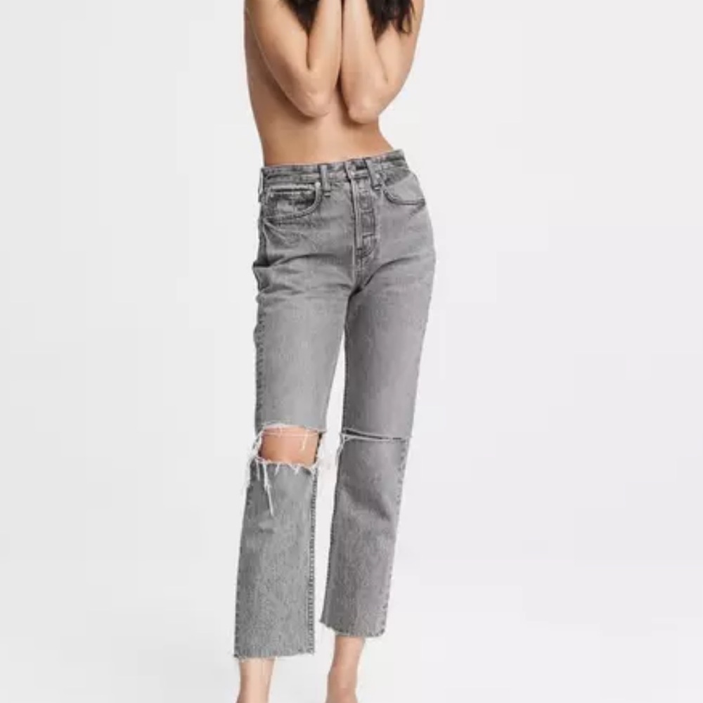 Rag & Bone Maya High Rise Ankle Slim Jeans